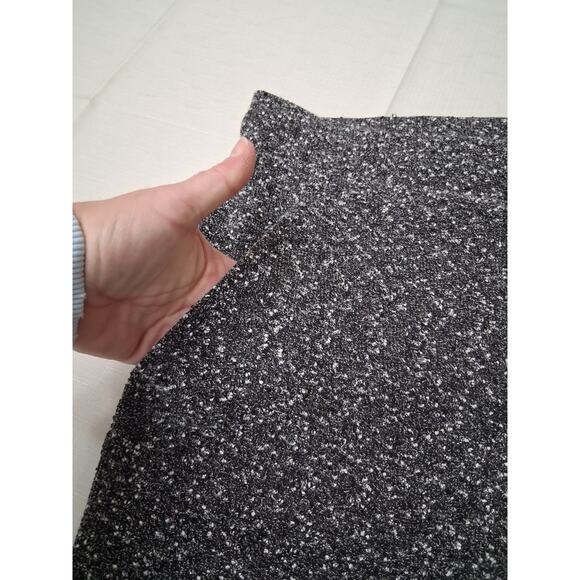 Torrid Black Tweed Like Mini Skirt Plus Size 4 Elastic Waist Pull On Career - Picture 4 of 12